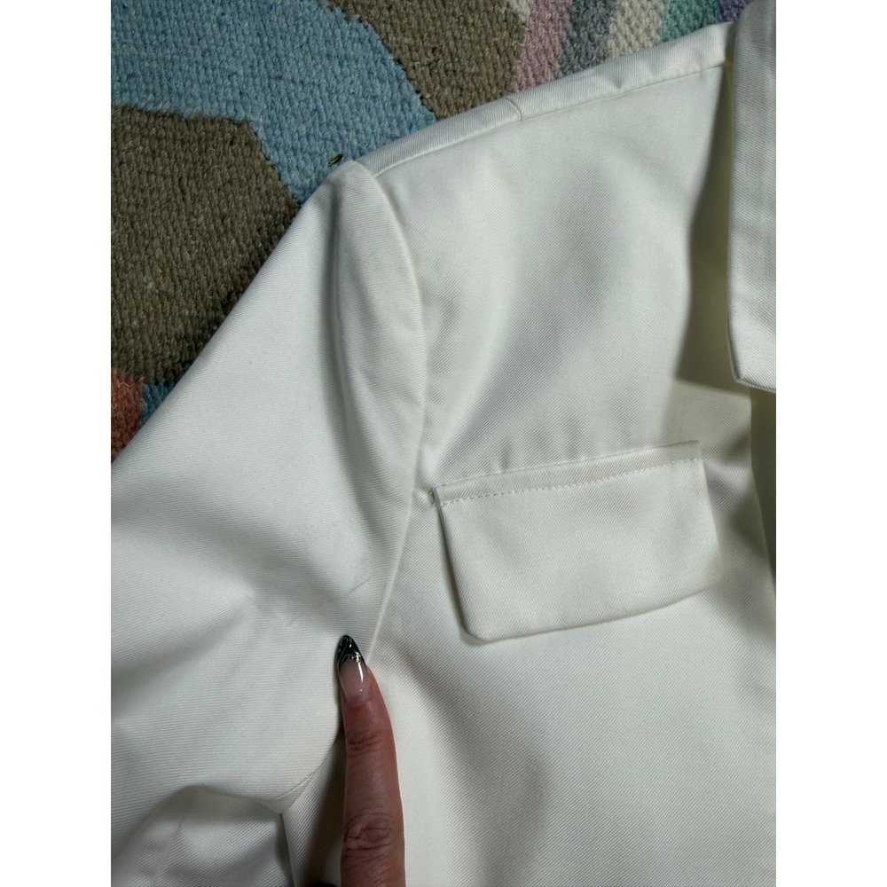 Lioness White Cropped Tie Front Blazer Jacket NWT Size XS - Picture 8 of 8